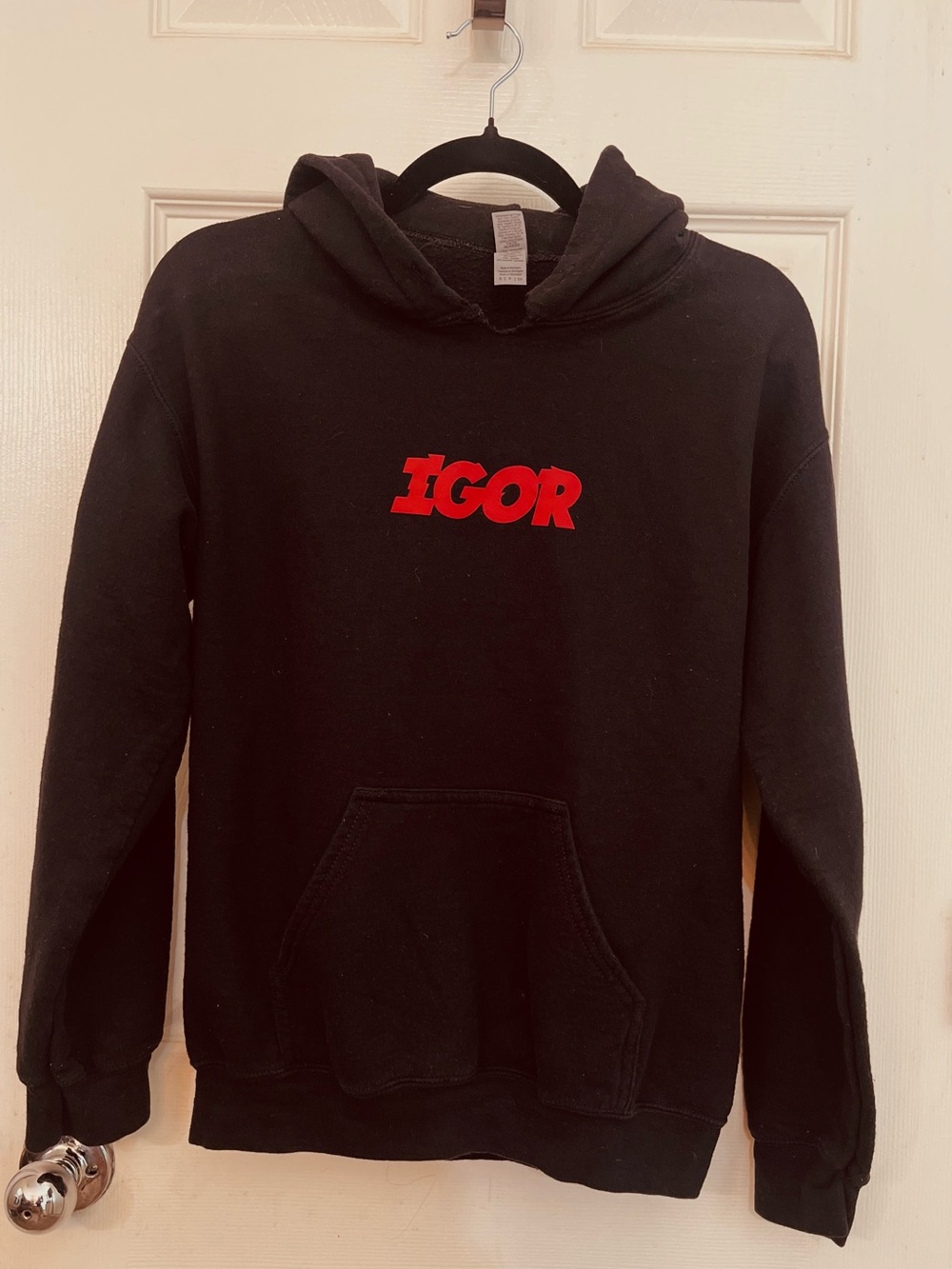 Tyler the Creator IGOR Album Merch Black Pullover Hoodie Size Small EUC